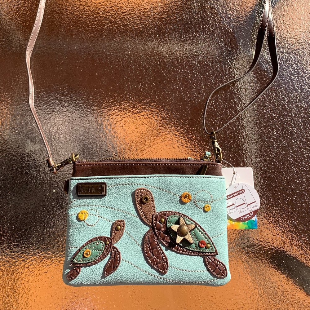 Chala Convertible purse featuring Sea Turtles